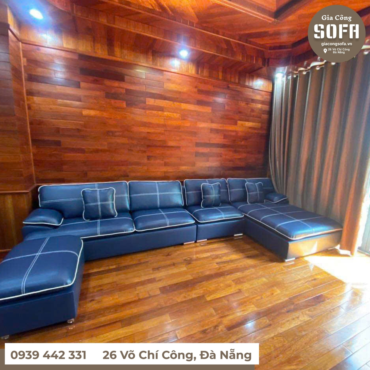 Sofa Xanh Ngọc Sang Trọng